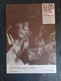 Locandina Poster DDR 1977 Mezzogiorno di fuoco