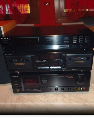 sony stereo completo diffusori wharfedale