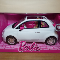 Barbie e la Fiat 500 bianca R1623 2009 MIB