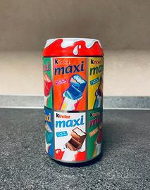Barattolo in latta Kinder Maxi Ferrero vintage
