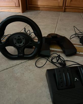 XB360A.58 MOTOR FORCE STEERING WHEEL Per Xbox 360