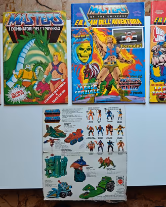 Albi Fumetti vintage MOTU Anni ‘80+Catalogo Mattel