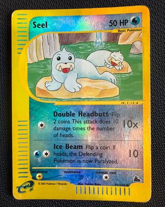 Seel Pokemon card vintage