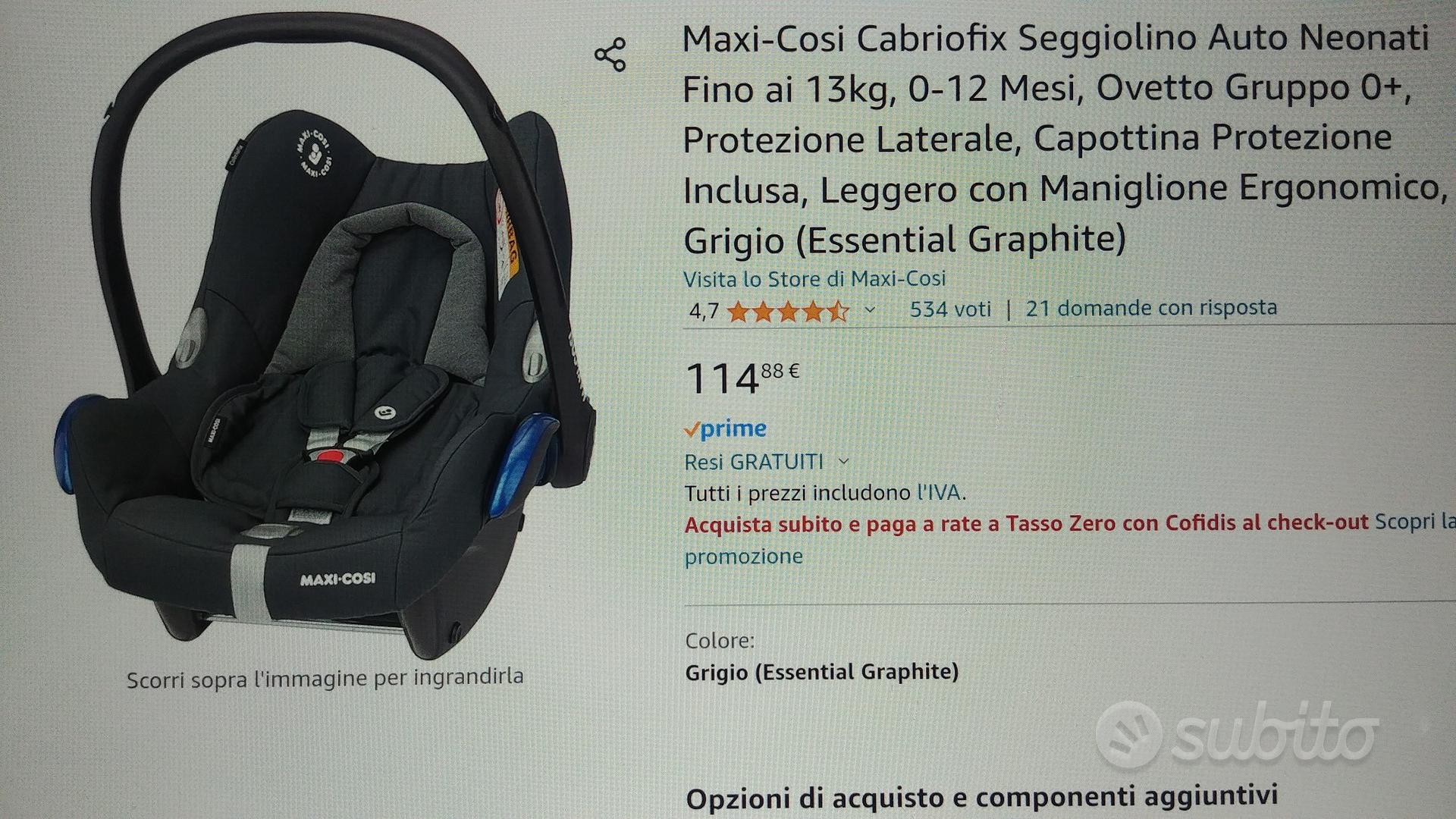 Maxi-Cosi Cabriofix Seggiolino Auto Neonati Fino…