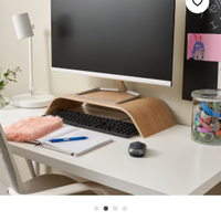 Sostegno schermo bambù ikea