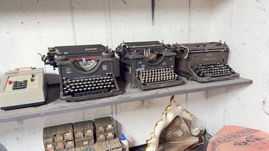Macchina da scrivere olivetti e underwood