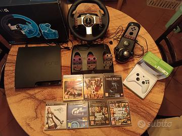 PS3 + Volante Logitech + Joystick+ Giochi