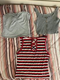 Set crop top estivi
