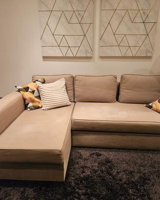 Divano con chaiselonge marchio ikea