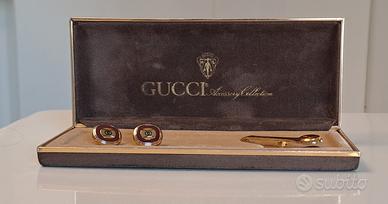  GUCCI - Gemelli e Fermacravatta