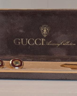  GUCCI - Gemelli e Fermacravatta