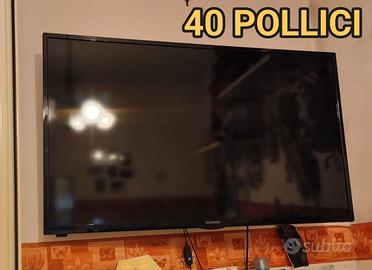 televisione 40 pollici senza telecomando non fu