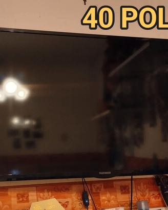 televisione 40 pollici senza telecomando non fu