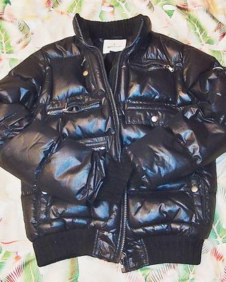 Piumino Moncler Nero Lucido
