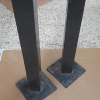 COPPIA PIEDISTALLI IN LEGNO X CASSE .