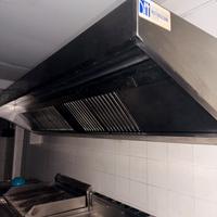 Cappa aspirante professionale in acciaio inox