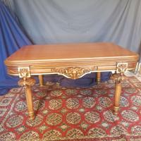 Tavolino in rovere massello per salotto