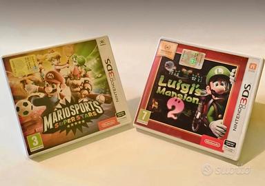 Giochi Nintendo 3DS Mariosports + Luigi Mansion 2