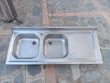 lavandino acciaio inox 
