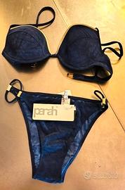 Bikini Parah blu notte e oro tg 46