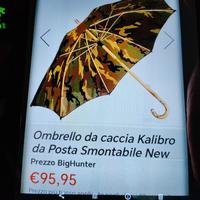 Ombrello per la caccia.
