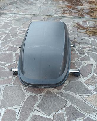 box tetto auto G3 + barre portatutto universale 