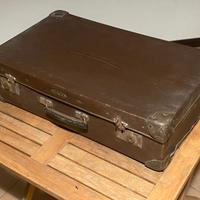 Valigia vintage tedesca, anni 30 "Echt Vulcan Fibe