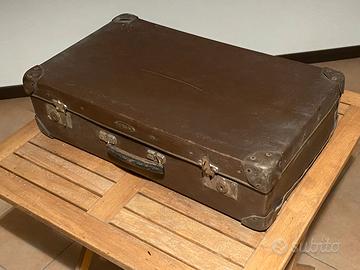 Valigia vintage tedesca, anni 30 "Echt Vulcan Fibe