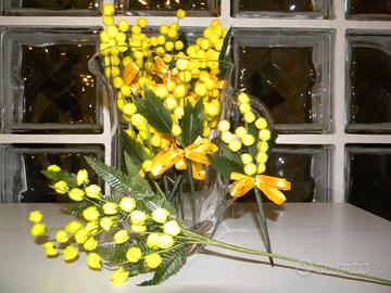 Decorazione Mimose chiudipacco