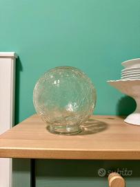 Paralume sfera di vetro / cristallo