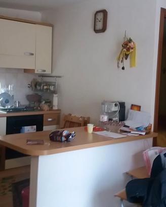 Cucina con elettrodomestici