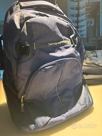 Zaino-Trolley Samsonite Rewind blu
