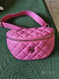 marsupio rosa similpelle Valentina Giorgi