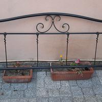 Letto matrimoniale in ferro battuto