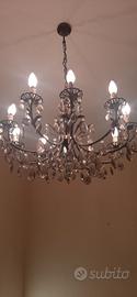 lampadario a gocce Vintage anni 70 