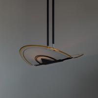 Lampadario vintage in vetro di Murano, anni 1980