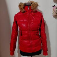 Piumino Corto Donna BOMBOOGIE Rosso Lucido - Vera 