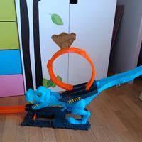 Pista hot wheels dinosauro