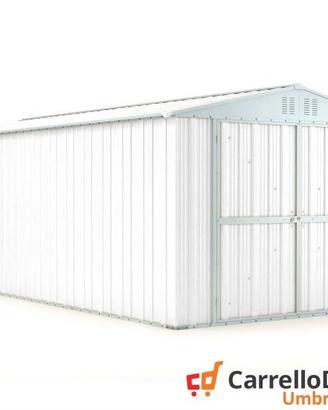 Box garage auto in Acciaio 327x611cm 19mq bianco