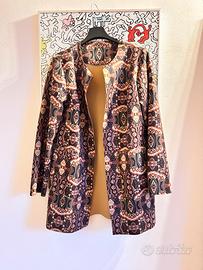 Cardigan lungo fantasia etnica