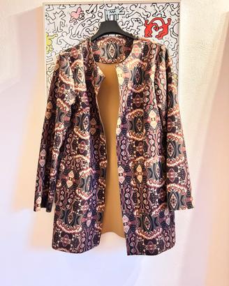 Cardigan lungo fantasia etnica