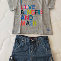 T.shirt+ short jeans