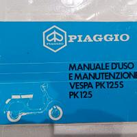 Manuale d' uso Vespa PK