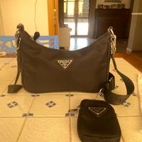Borsa simil Re-Edition Nylon Prada