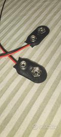 Connettori clip per batteria 9V 