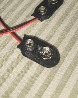 Connettori clip per batteria 9V 