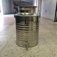 contenitore inox per olio