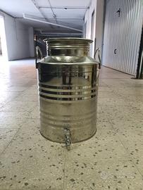 contenitore inox per olio