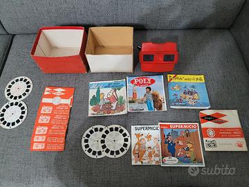 Visore 3D View  Master 1960, gioco Rush'N Crush 