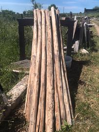 Morali e travi di castagno